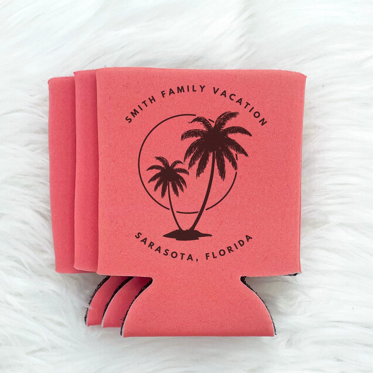 Beach Vacation Can Cooler | Family Vacation Trip | Family Reunion Favor | Family Florida | Tropical Vacation | Family Reunion Ideas