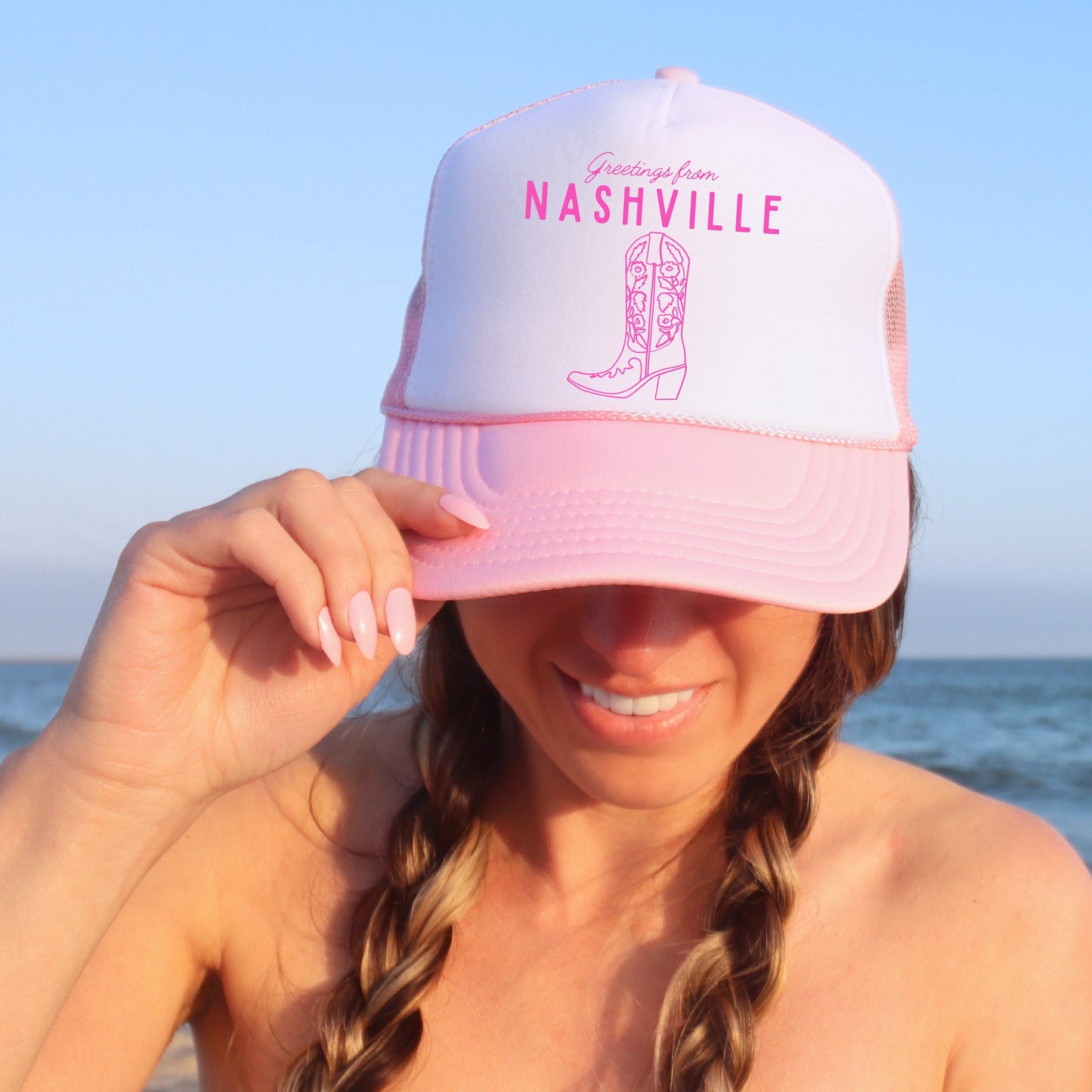 Custom Nashville Western Bachelorette Hats | Custom Austin Bachelorette Trucker Hat | Last Rodeo | Luxury Bachelorette Merch | Palm Springs