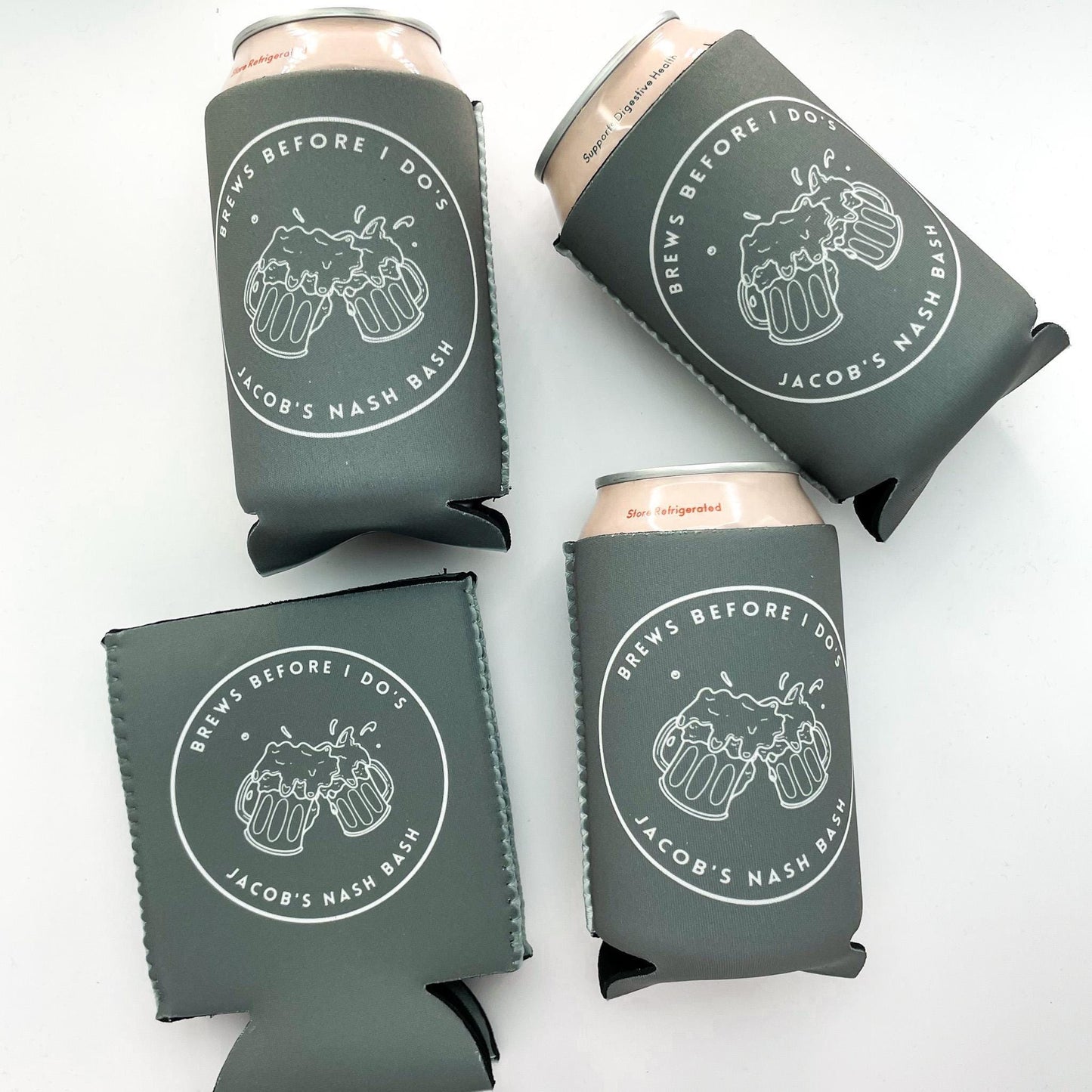 Custom Bachelor Party Can Cooler | Brews Before I Do | Beer Bachelor Party | Brewery Bachelor Party | Bachelor Party Favor | Groomsman Gift