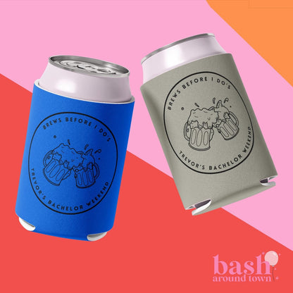 Custom Brews Before I Do Bachelor Party Can Cooler Party Favors