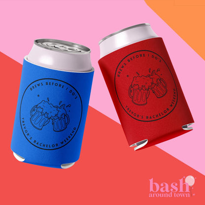 Custom Brews Before I Do Bachelor Party Can Cooler Party Favors