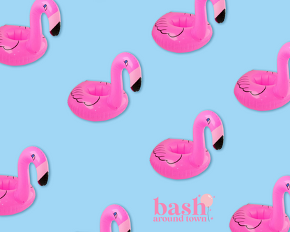 Mini Flamingo Inflatable Drink Holders