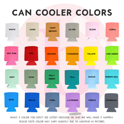 Hunting Bachelor Party Can Coolers | Custom Camping & Outdoors Drink Coolers