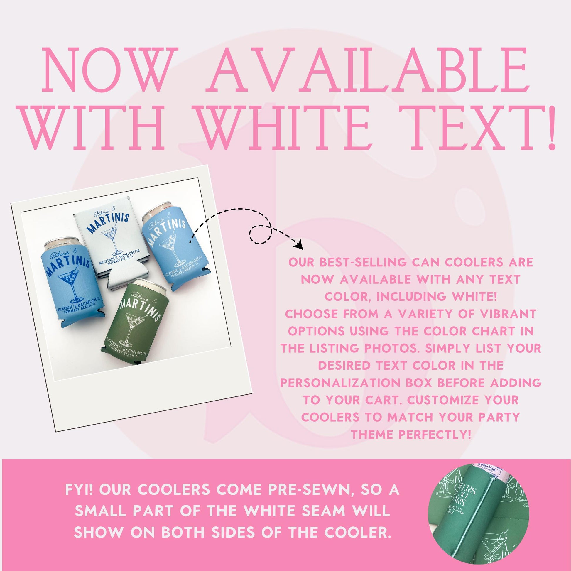 Last Toast On The Coast Bachelorette Can Coolers | Personalized Can Sleeves | Custom Beach Coastal Hamptons, Nantucket Birthday Party Favors