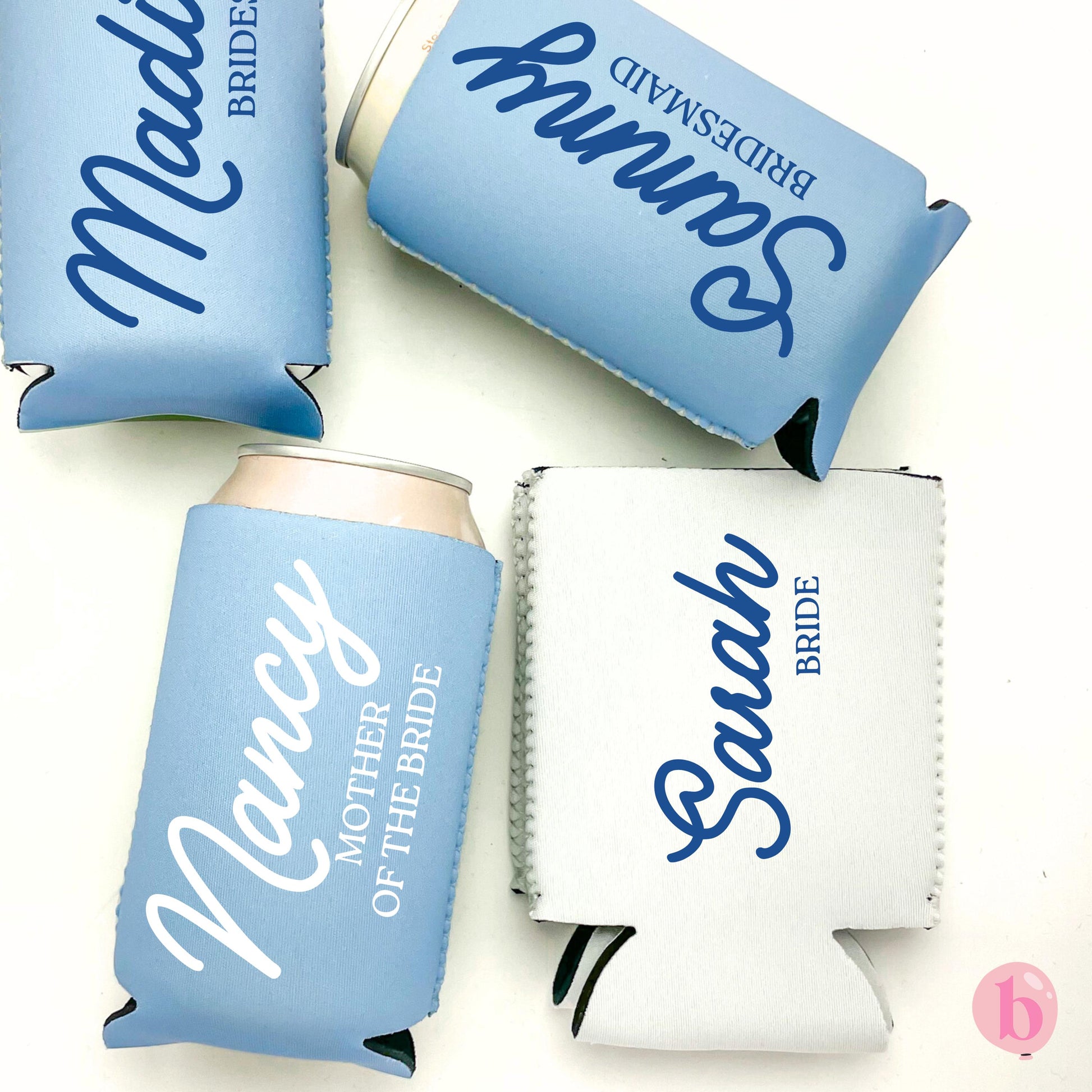 Bridesmaid Proposal Slim Can Coolers with Names | Bridesmaid Gift | Bride, Bridesmaid, Maid of Honor, Mother of Bride | Bridesmaid s