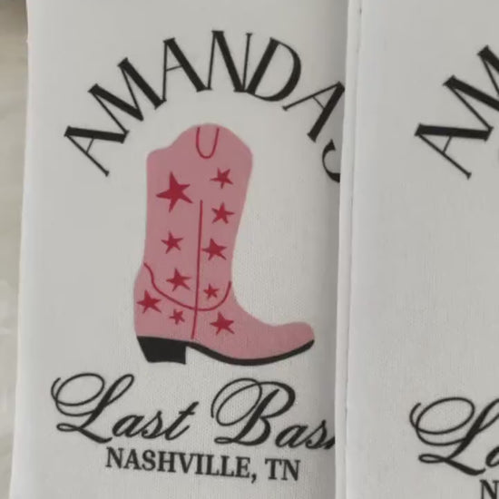Personalized Last Rodeo Bachelorette Can Coolers | Country Bachelorette Favors | Bachelorette Party |  Can Coolers | Texas Nashville