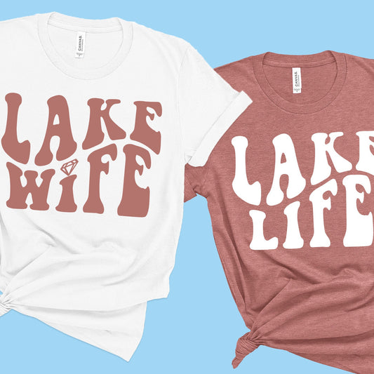Lake Wife Bachelorette Party Shirts