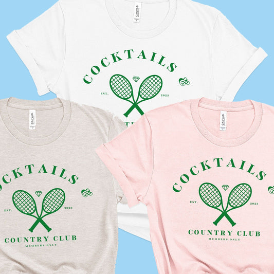 Country Club Bachelorette Party Shirts