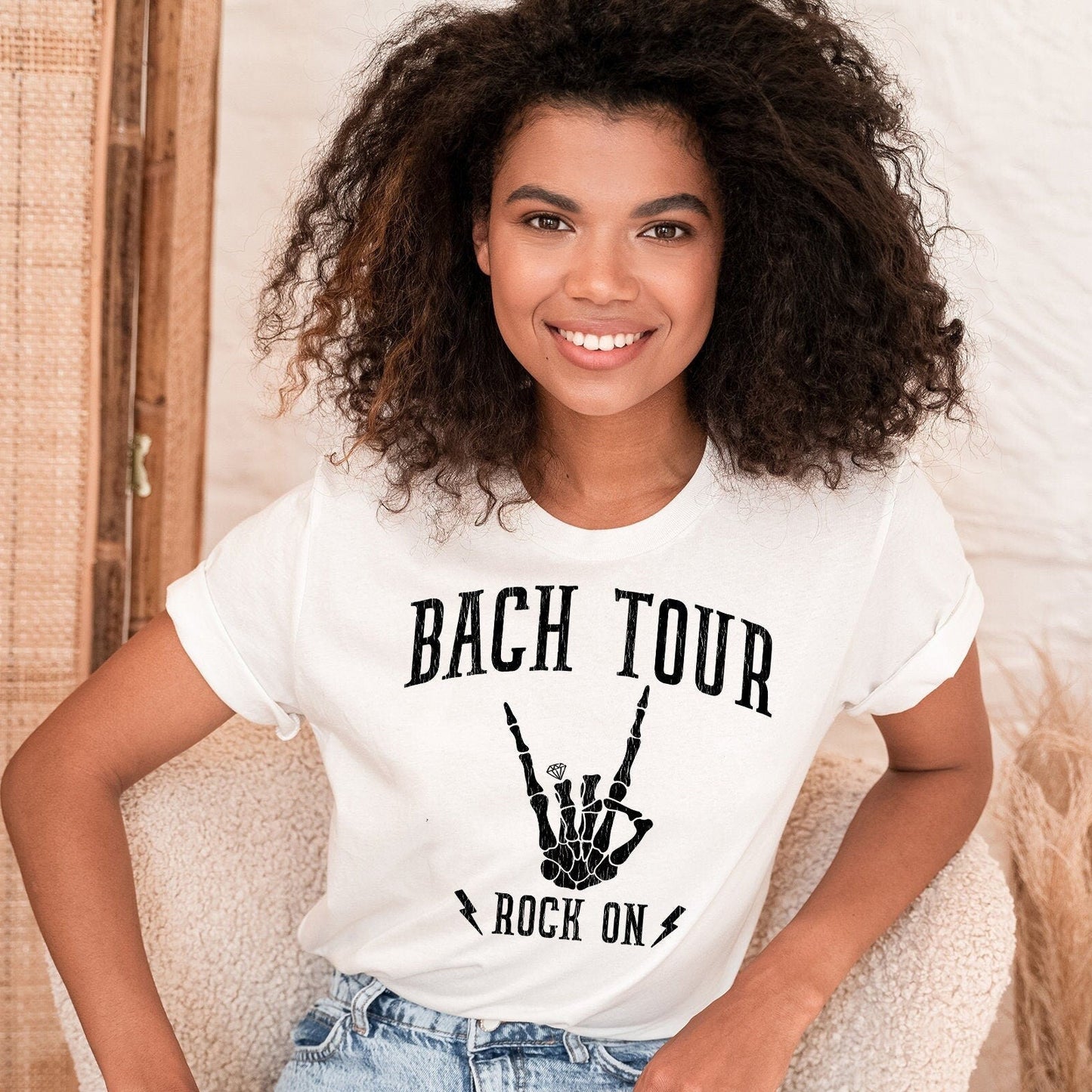 Bach Tour Rock n Roll Bachelorette Party Shirts