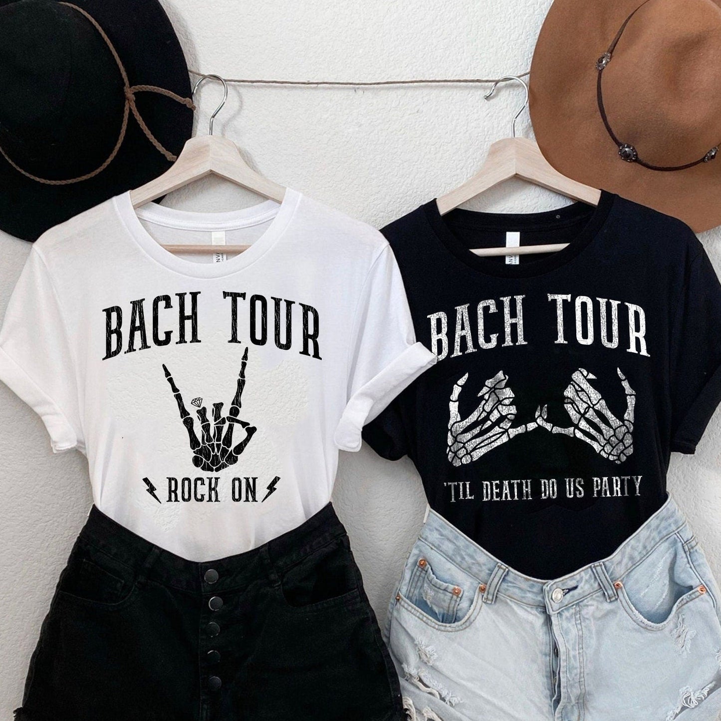 Bach Tour Rock n Roll Bachelorette Party Shirts