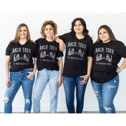 Bach Tour Rock n Roll Bachelorette Party Shirts